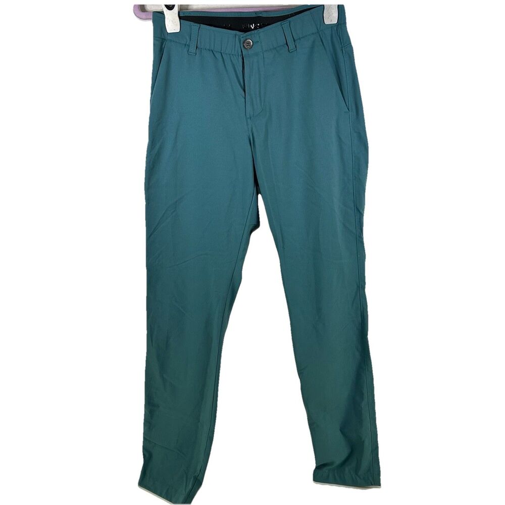 Under Armour UA Men Golf‎ Showdown Tapered Pants Lichen Blue Teal 30 x 32
